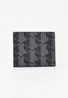 LACOSTE Portafogli The Blend Monogram nero da uomo NH4844 H45 LACOSTE 
