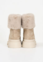 BLAUER Stiali beige da donna con pelliccia e logo F5KIMMEL10SUE BEI BLAUER 