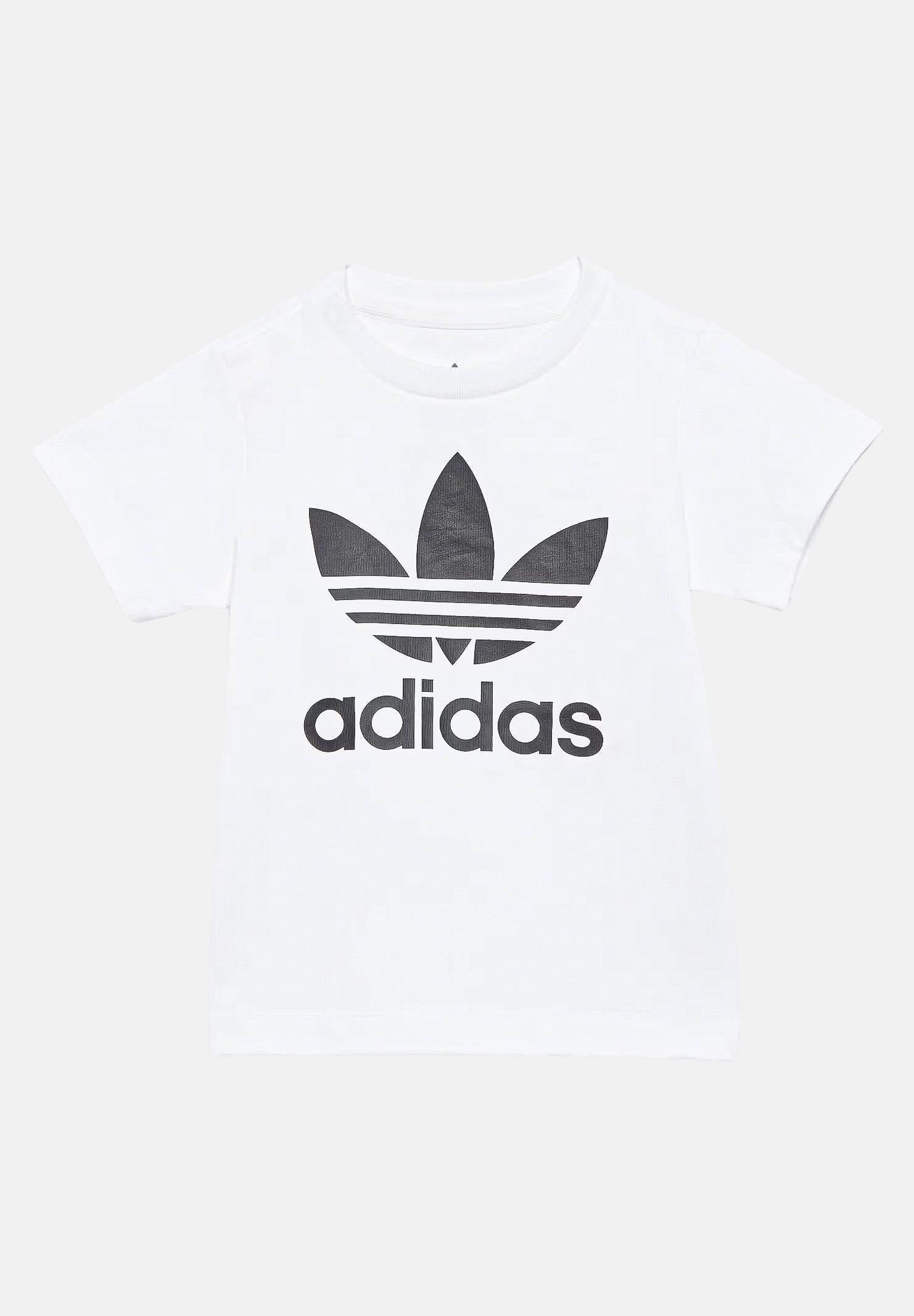 T-shirt Trefoil bianca per neonato JE0520  ADIDAS ORIGINALS 