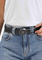 PINKO Cintura nera da donna con fibbia logata 105478A2QL Z99L PINKO 