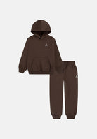 JORDAN Tuta Brooklyn Fleece marrone da neonato 65F117 X25 JORDAN 
