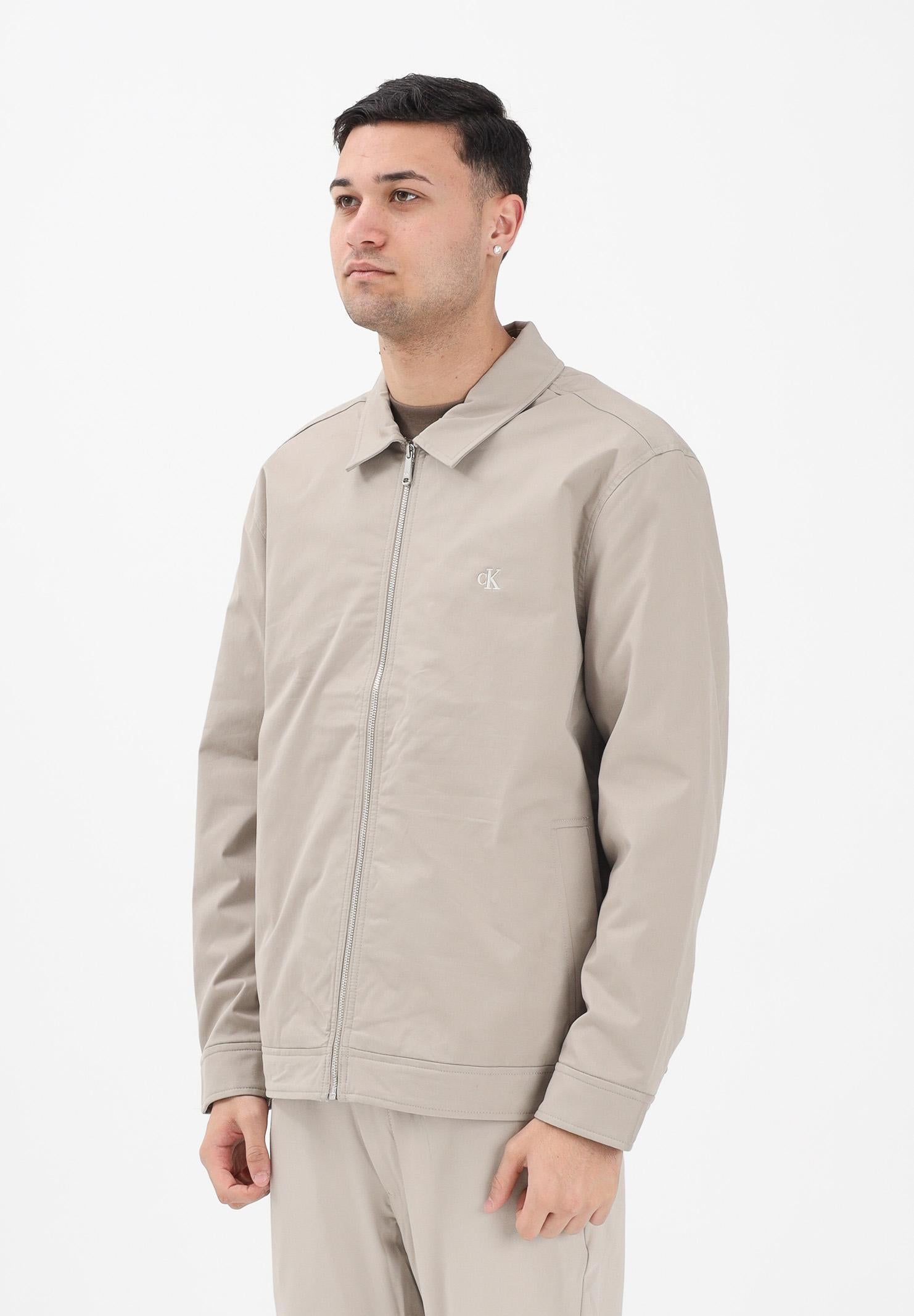 CALVIN KLEIN JEANS Giacca beige da uomo LV04RE405GRAK . CALVIN KLEIN JEANS 