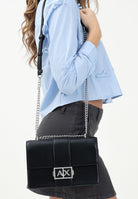 ARMANI EXCHANGE Borsa a tracolla nera da donna con logo XW000070AF12039 UC001 ARMANI EXCHANGE 