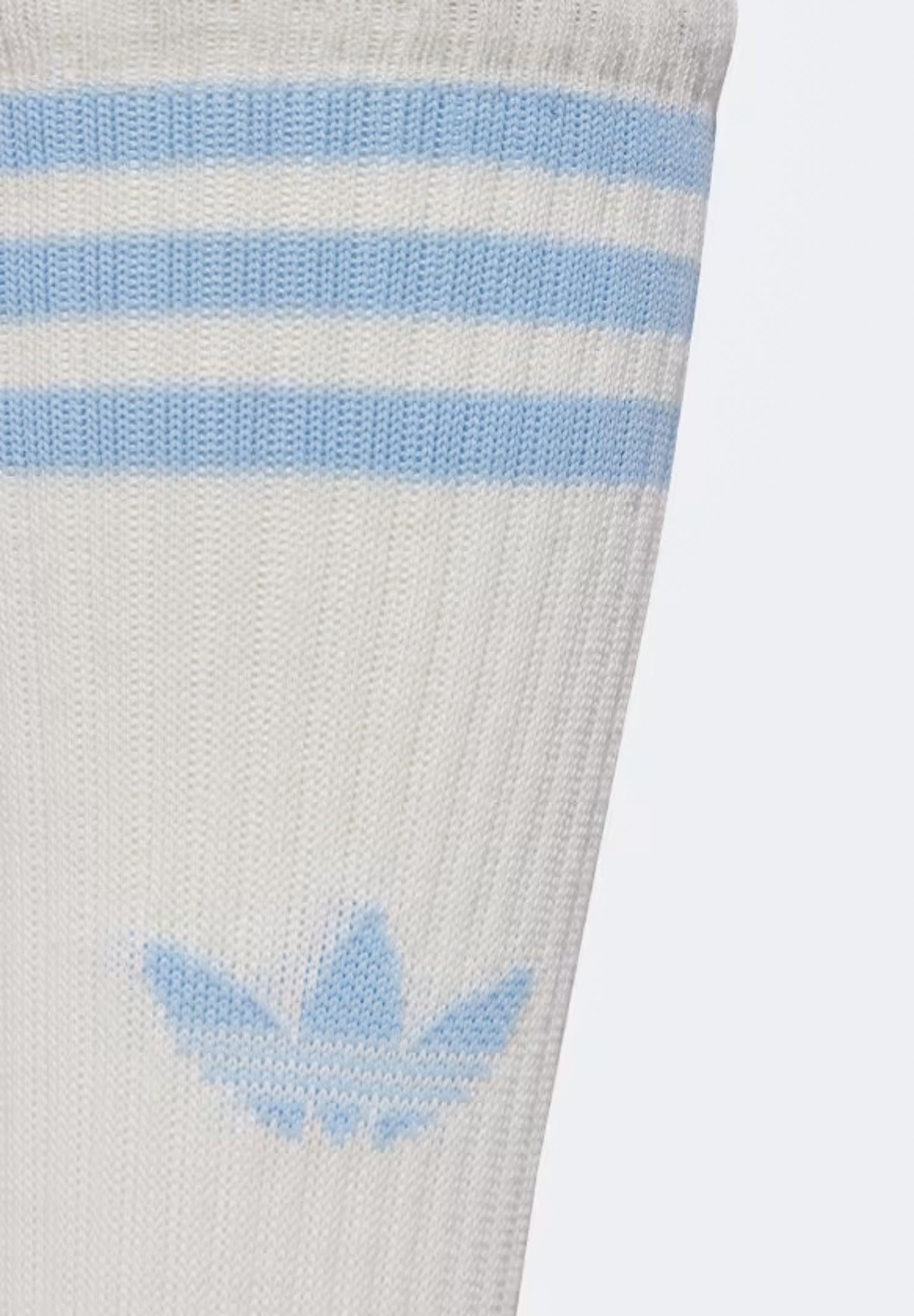 ADIDAS ORIGINALS Calzini 3-Stripes High (3 paia) bianchi e beige per uomo e donna JV7420 . ADIDAS ORIGINALS 