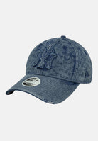 NEW ERA Cappello con visiera 9TWENTY New York Yankees MLB in denim scuro per uomo e donna 60691320 . NEW ERA 