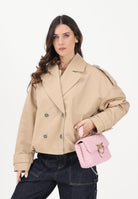 PINKO Trench corto TRISCIA beige da donna 106325A1PR D41 PINKO 
