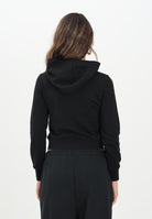 DIESEL Felpa con cappuccio nera per donna, ragazze e bambine rifnita da logo J02416KYAX3 K900 DIESEL 