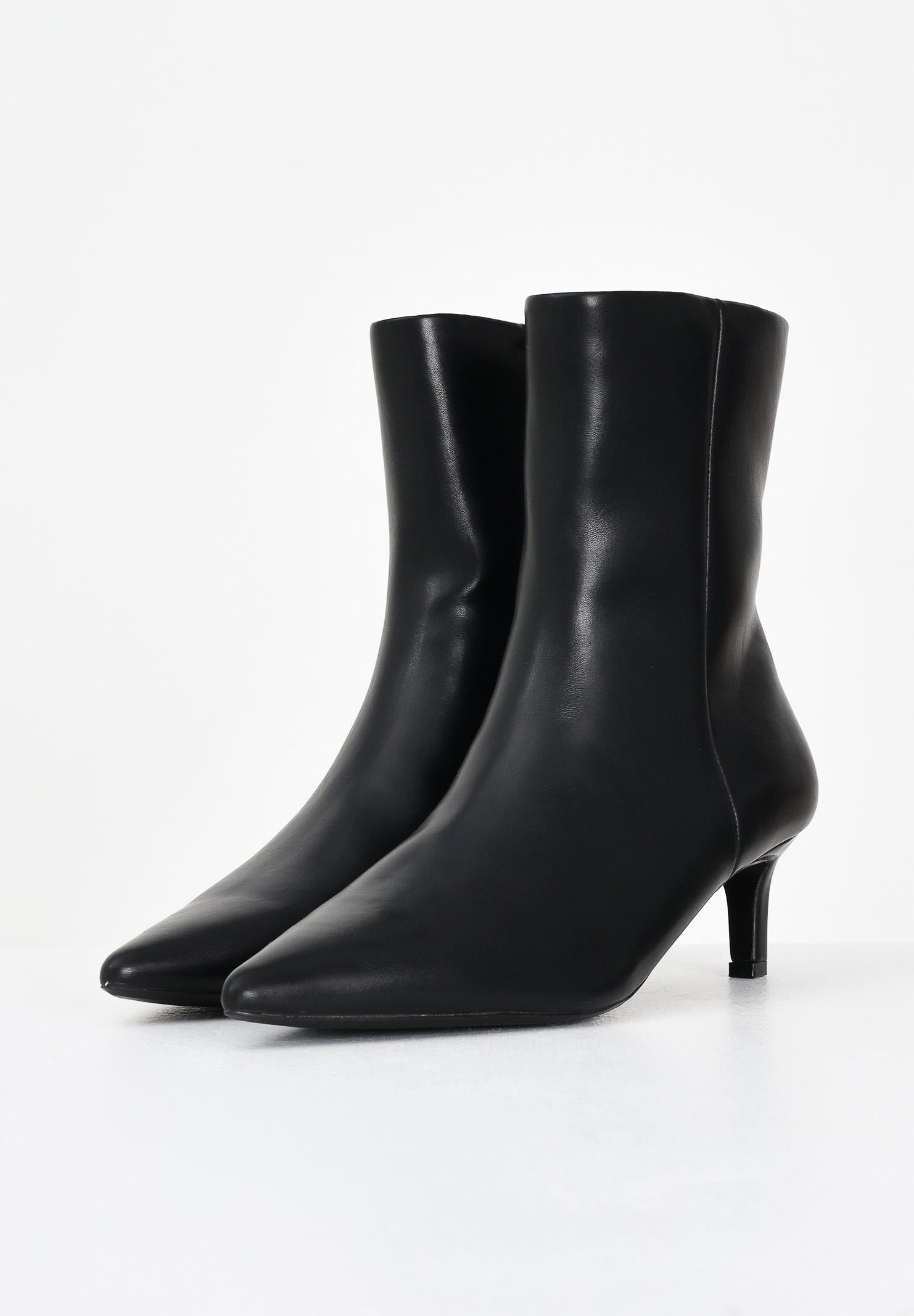 ONLY Stivaletti neri da donna con tacco 15356465 Black ONLY 