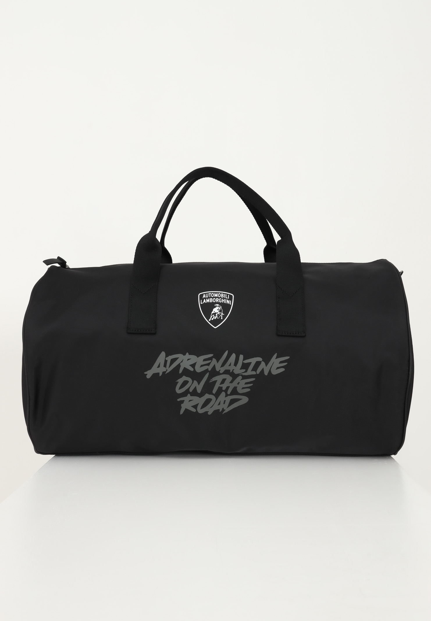 Sport bag Lamborghini nero uomo sportivo con logo scudo