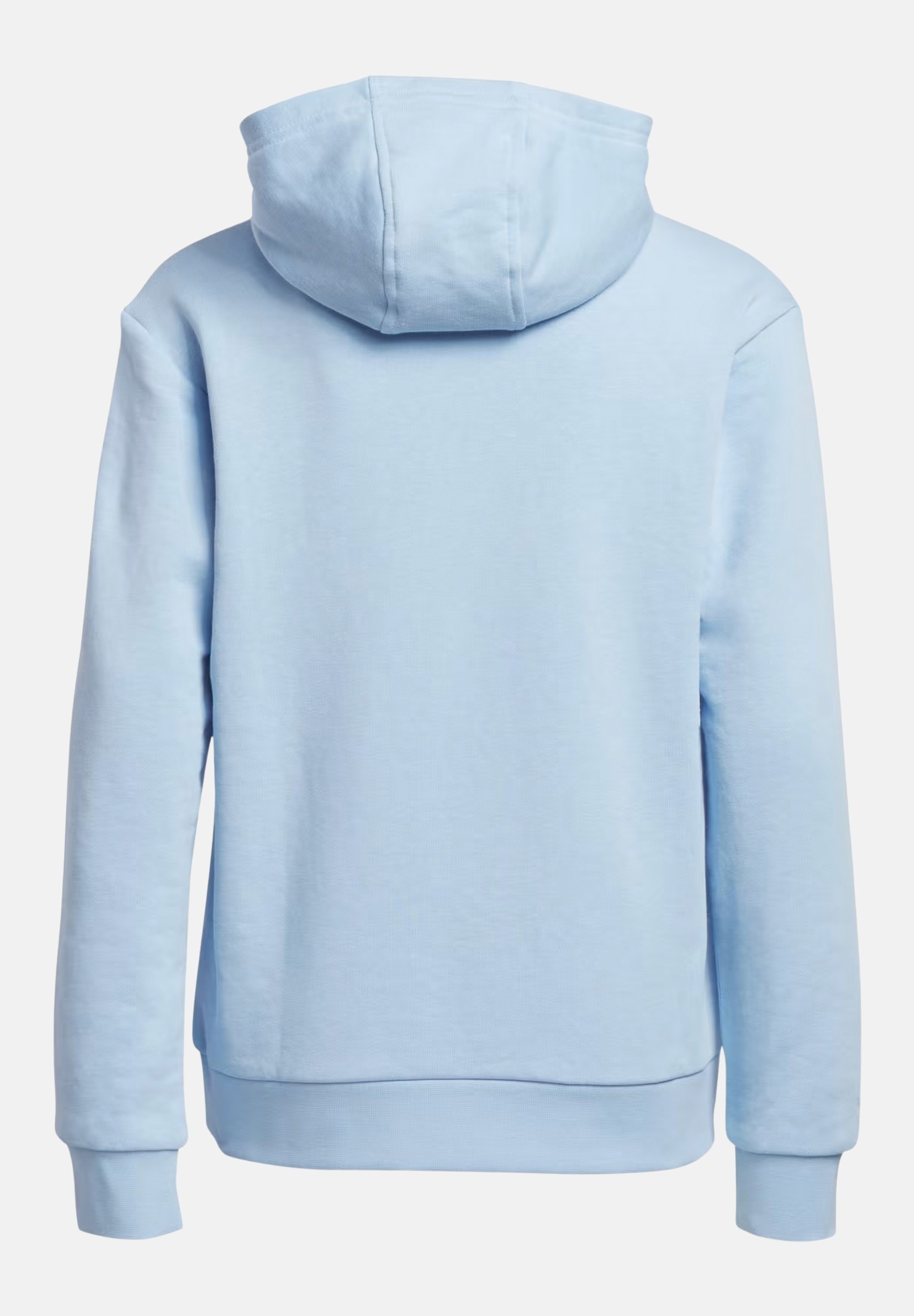 Trefoil hooded light blue sweatshirt for boys and girls ADIDAS ORIGINALS | FI0694.