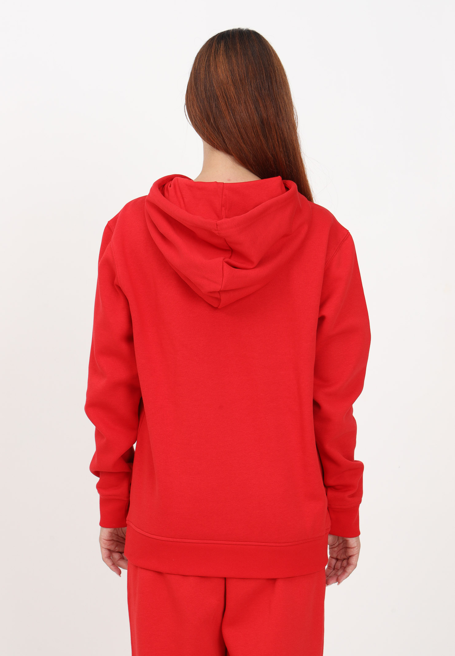 Felpa con cappuccio rossa da donna Adicolor Essentials Fleece ADIDAS ORIGINALS | IA6416.