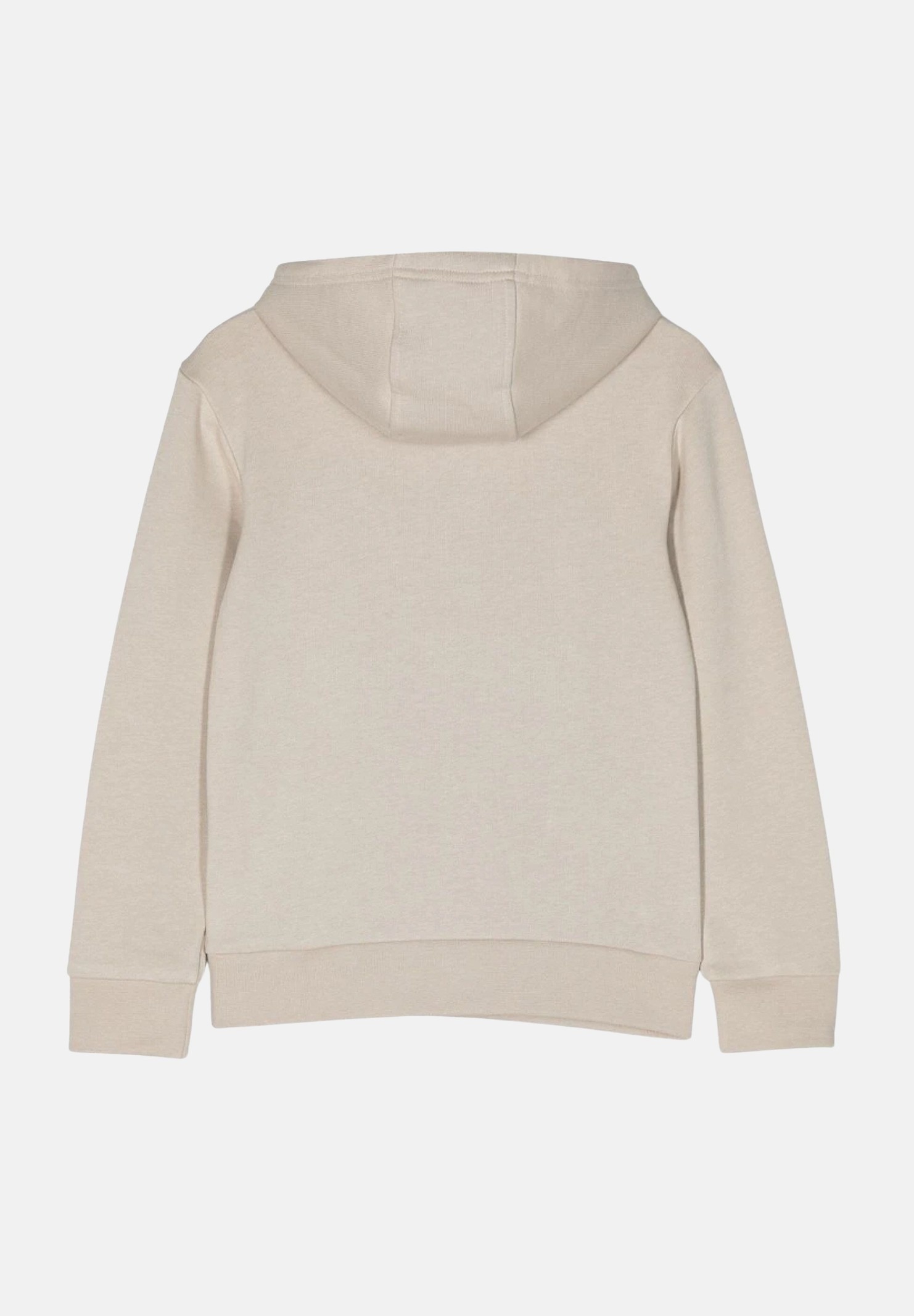 Trefoil sweatshirt with beige hood for boys and girls ADIDAS ORIGINALS | IJ7204.