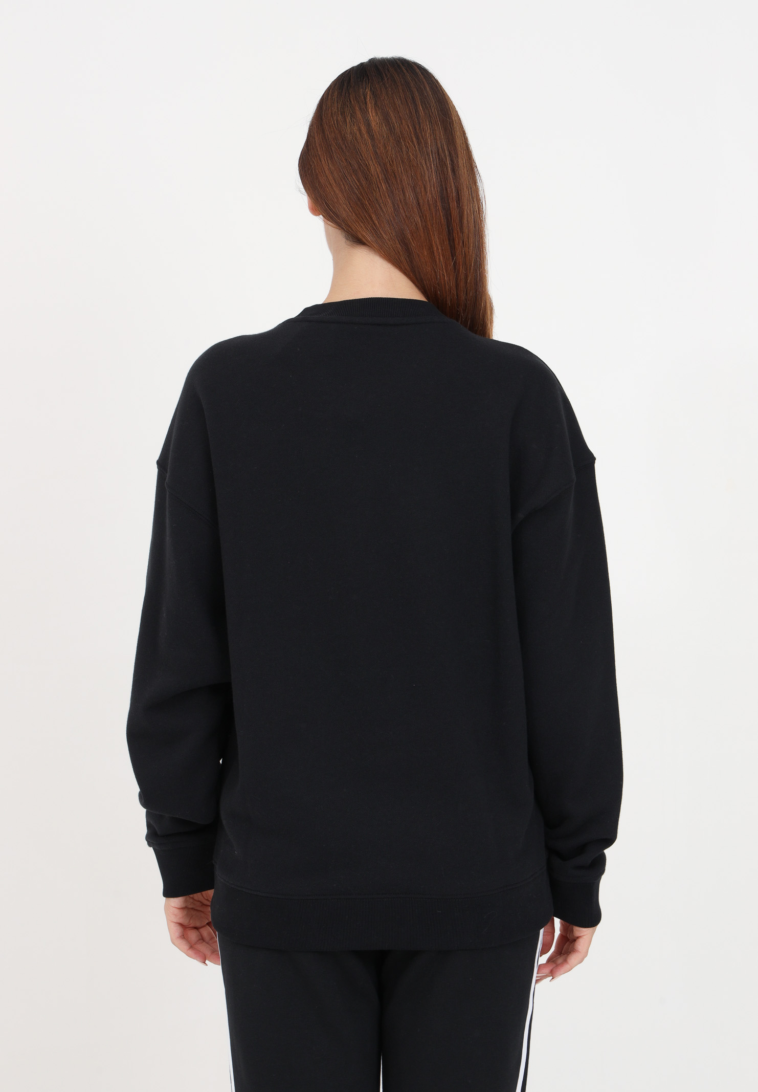 Black sweatshirt with women's print ADIDAS ORIGINALS | IK6475.