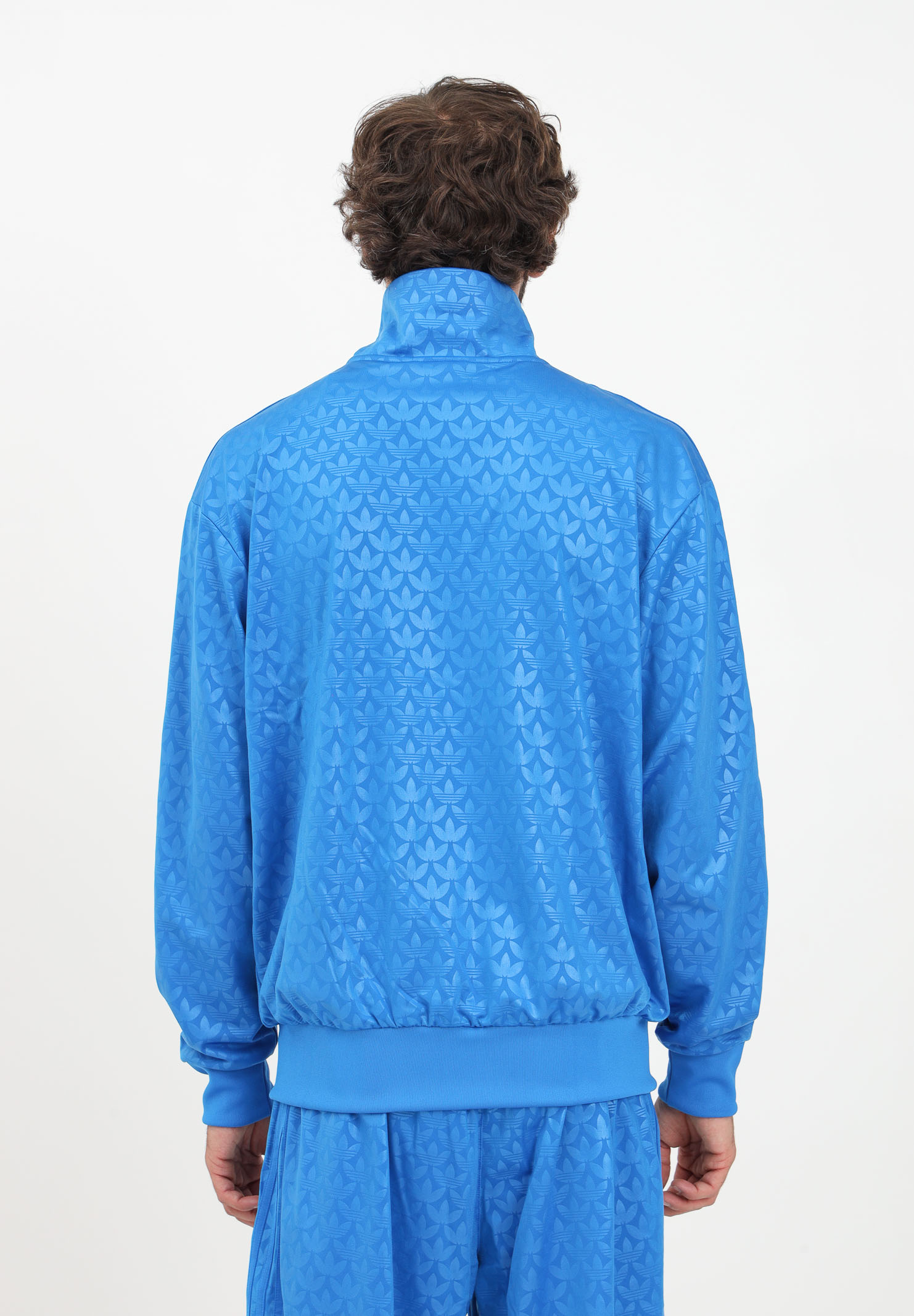 Light blue zip sweatshirt for men ADIDAS ORIGINALS | IL5131.
