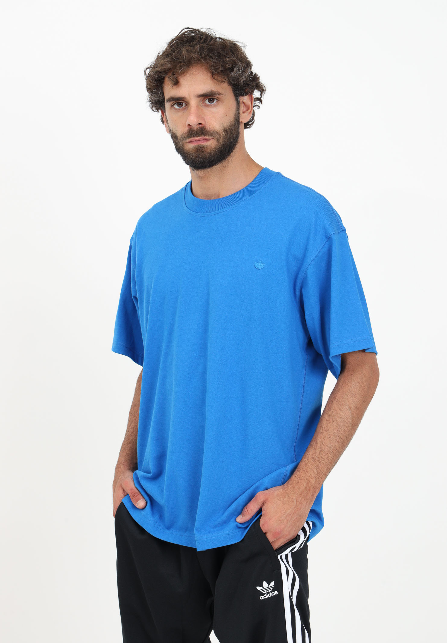Adicolor - ADIDAS t-shirt ORIGINALS Contempo - men\'s light blue Pavidas