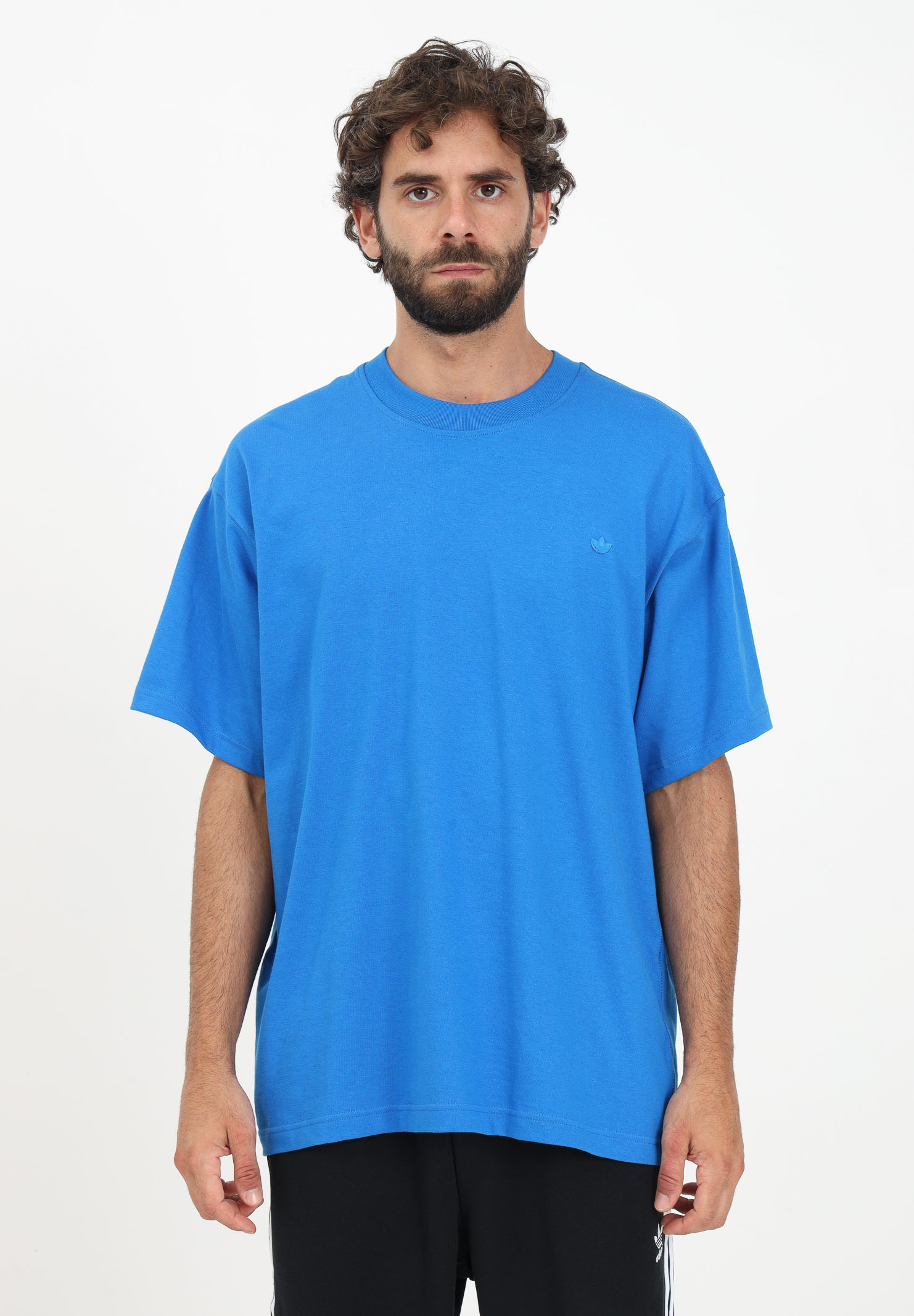 Kan ignoreres vare Hændelse Adicolor Contempo light blue t-shirt for men - ADIDAS ORIGINALS - Pavidas