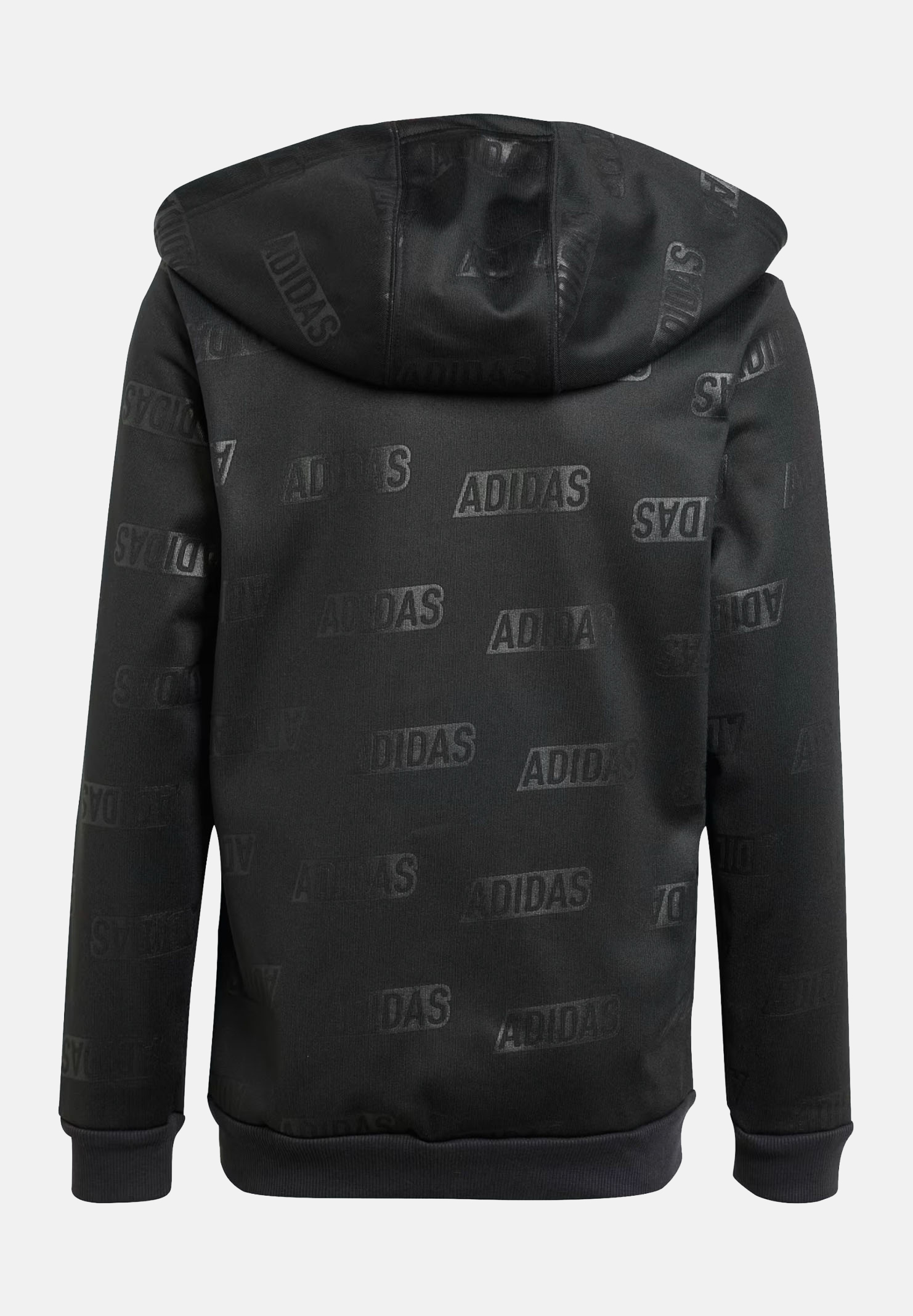 Black unisex child's zip and hooded sweatshirt ADIDAS PERFORMANCE | IA1545.