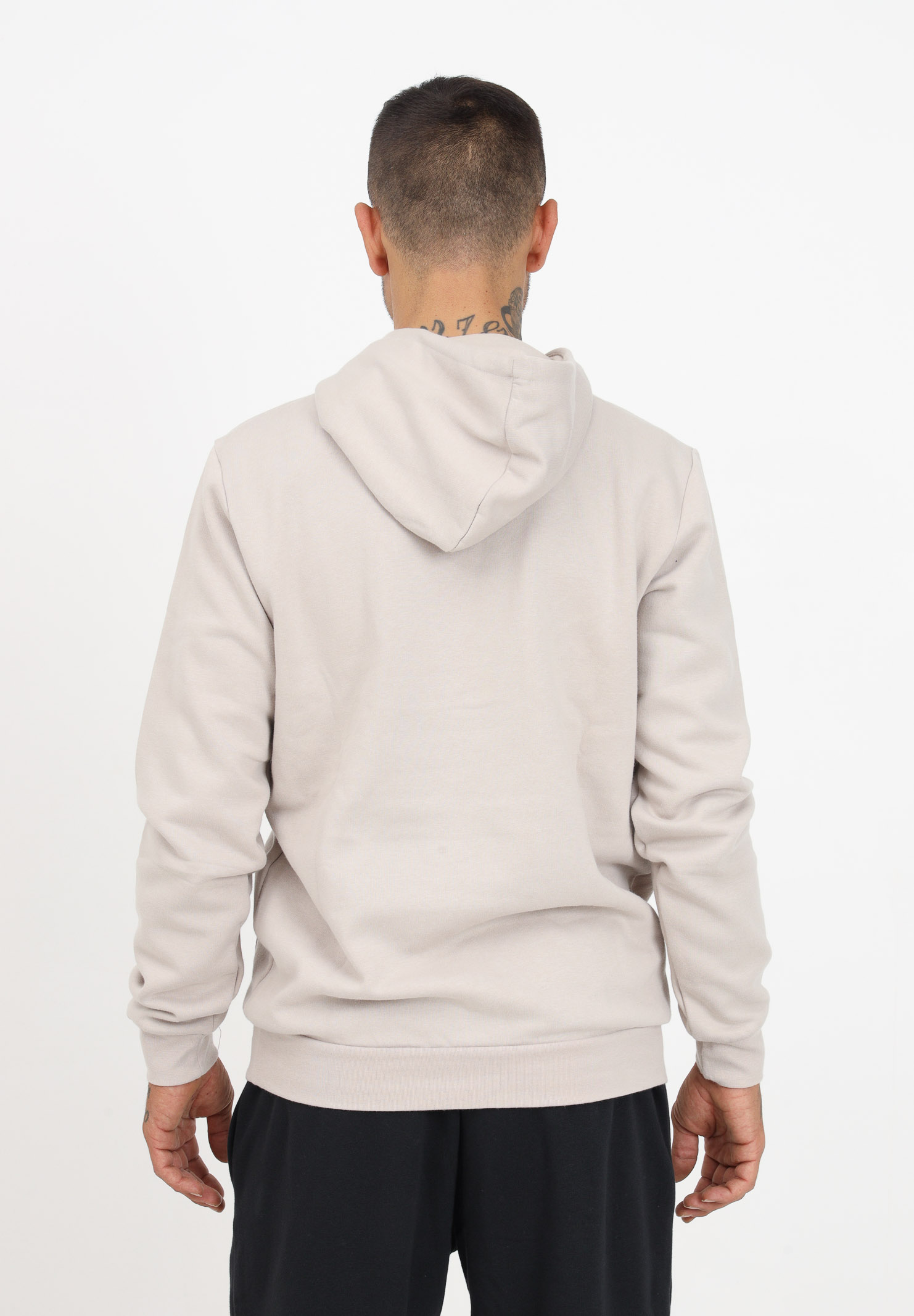 Beige sweatshirt with logo embroidery and hood for men ADIDAS PERFORMANCE | IL3294.