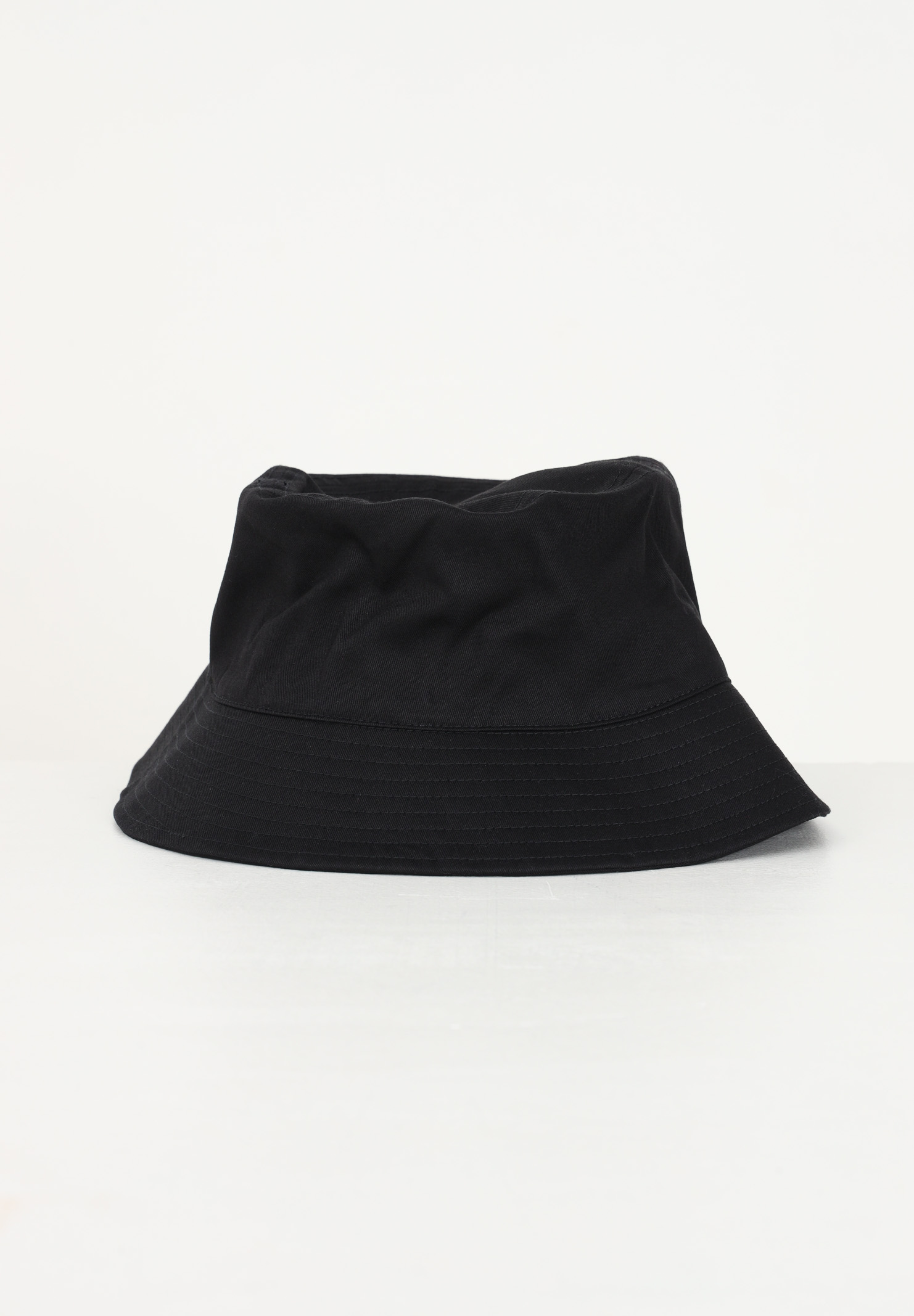 Black bucket for men and women with logo patch - CALVIN KLEIN JEANS -  Pavidas | Flex Caps