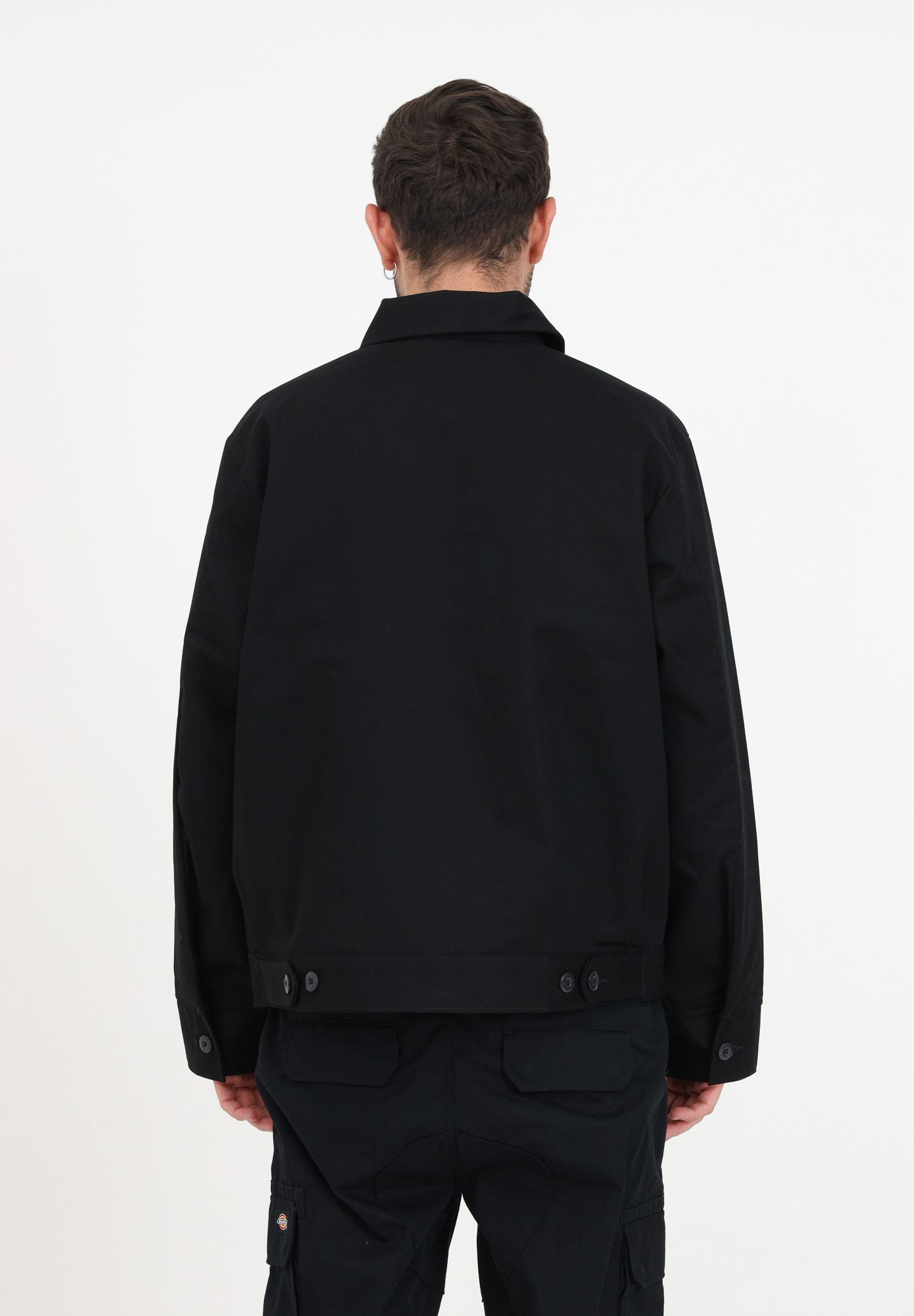giacca da uomo colore nero caratterizzata da materiale impermiabile DIckies | DK0A4XK4BLK1BLK1
