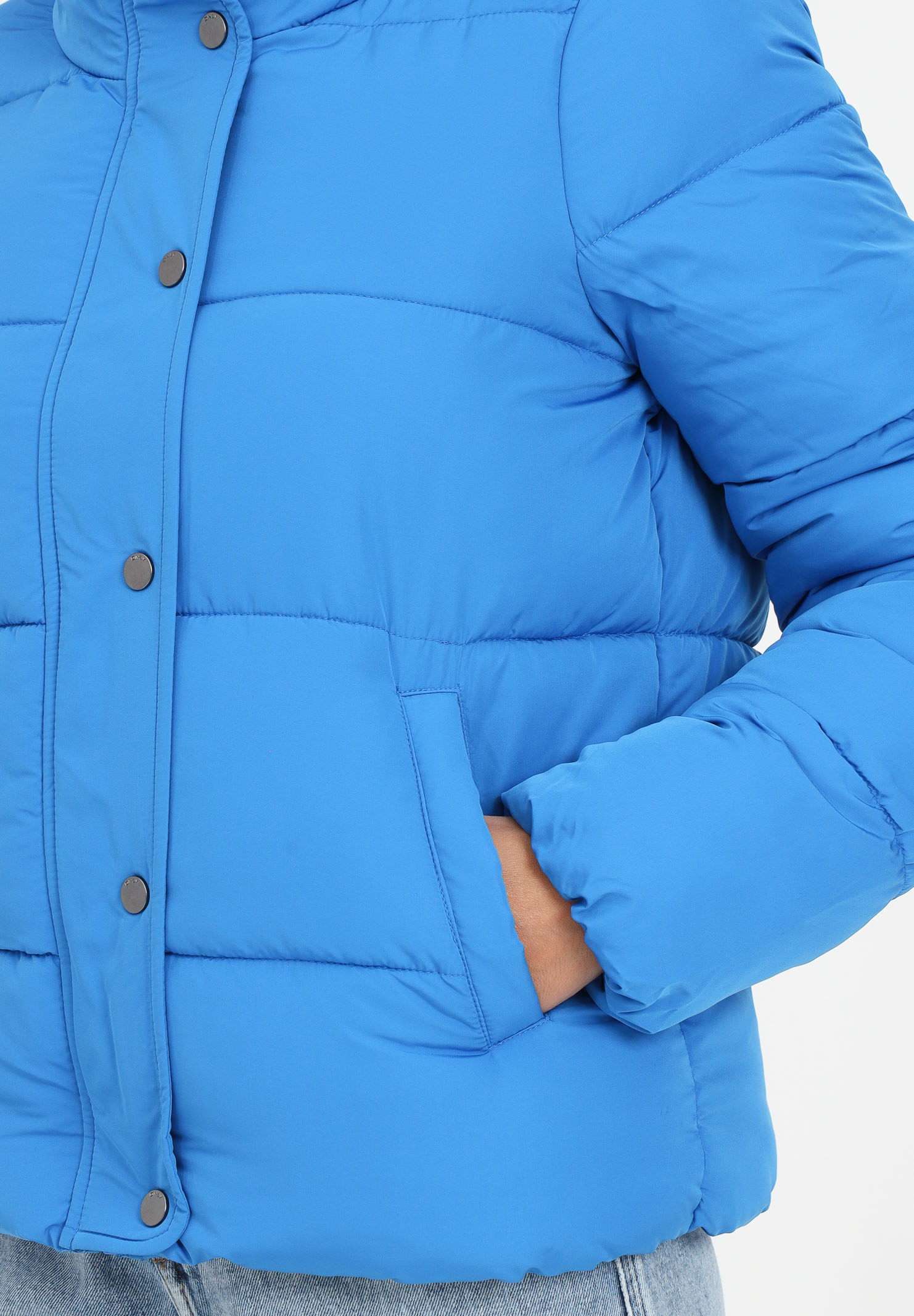 Short women's light blue down jacket - ONLY - Pavidas