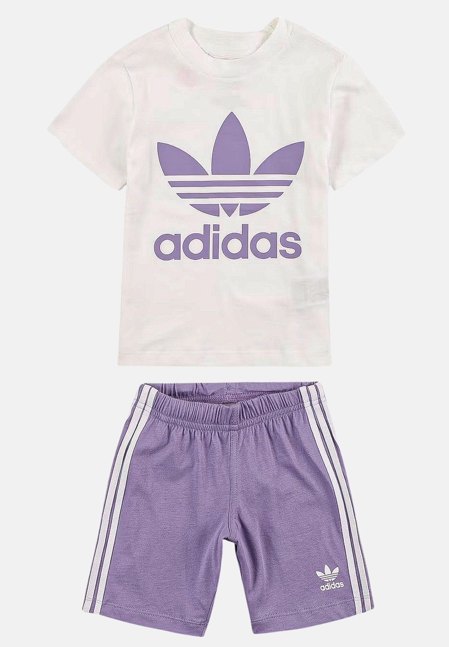 Lilac baby set with clover ADIDAS | IB8641.