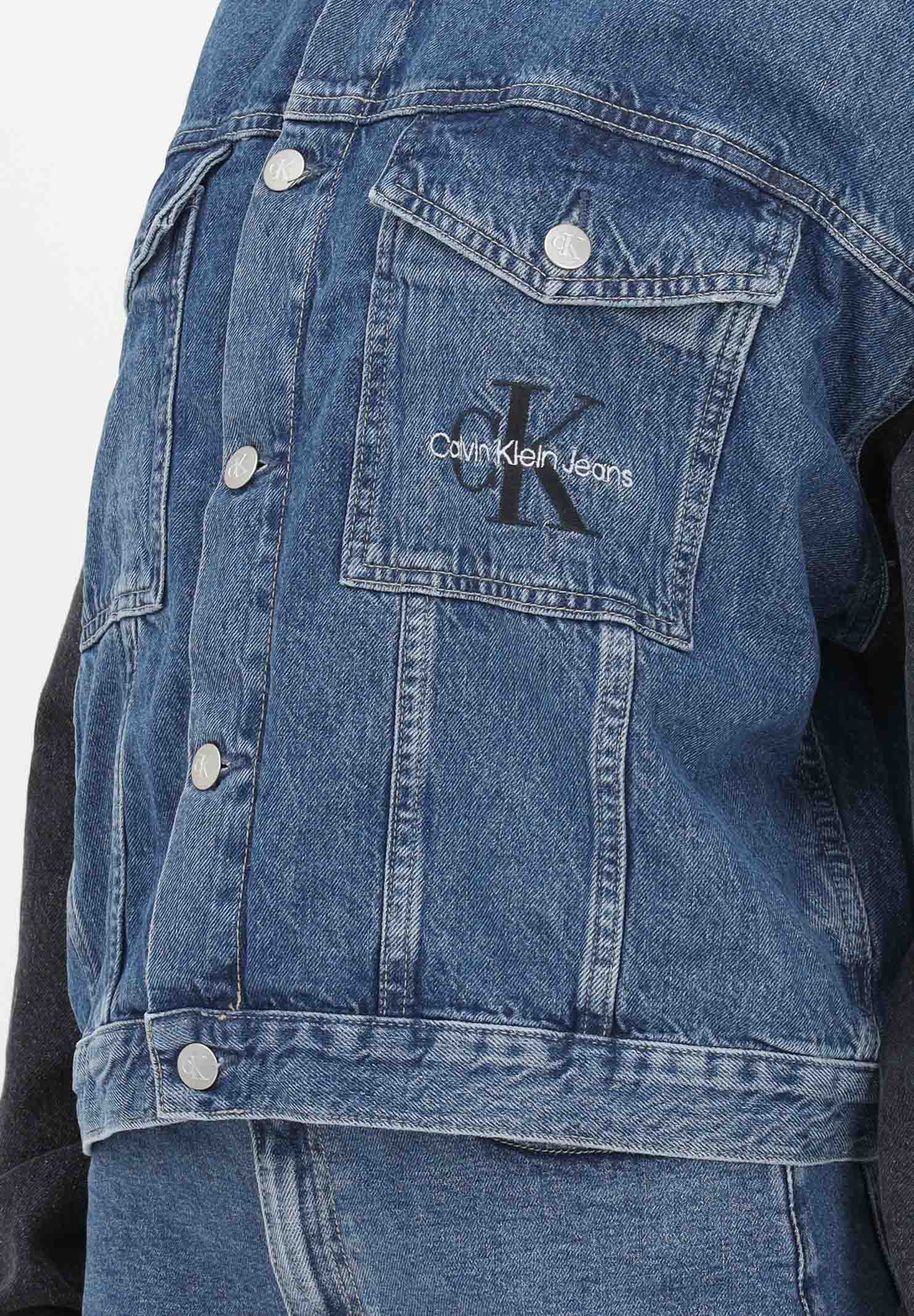 Women's denim jacket with maxi logo CALVIN KLEIN | J20J2202361BJ1BJ