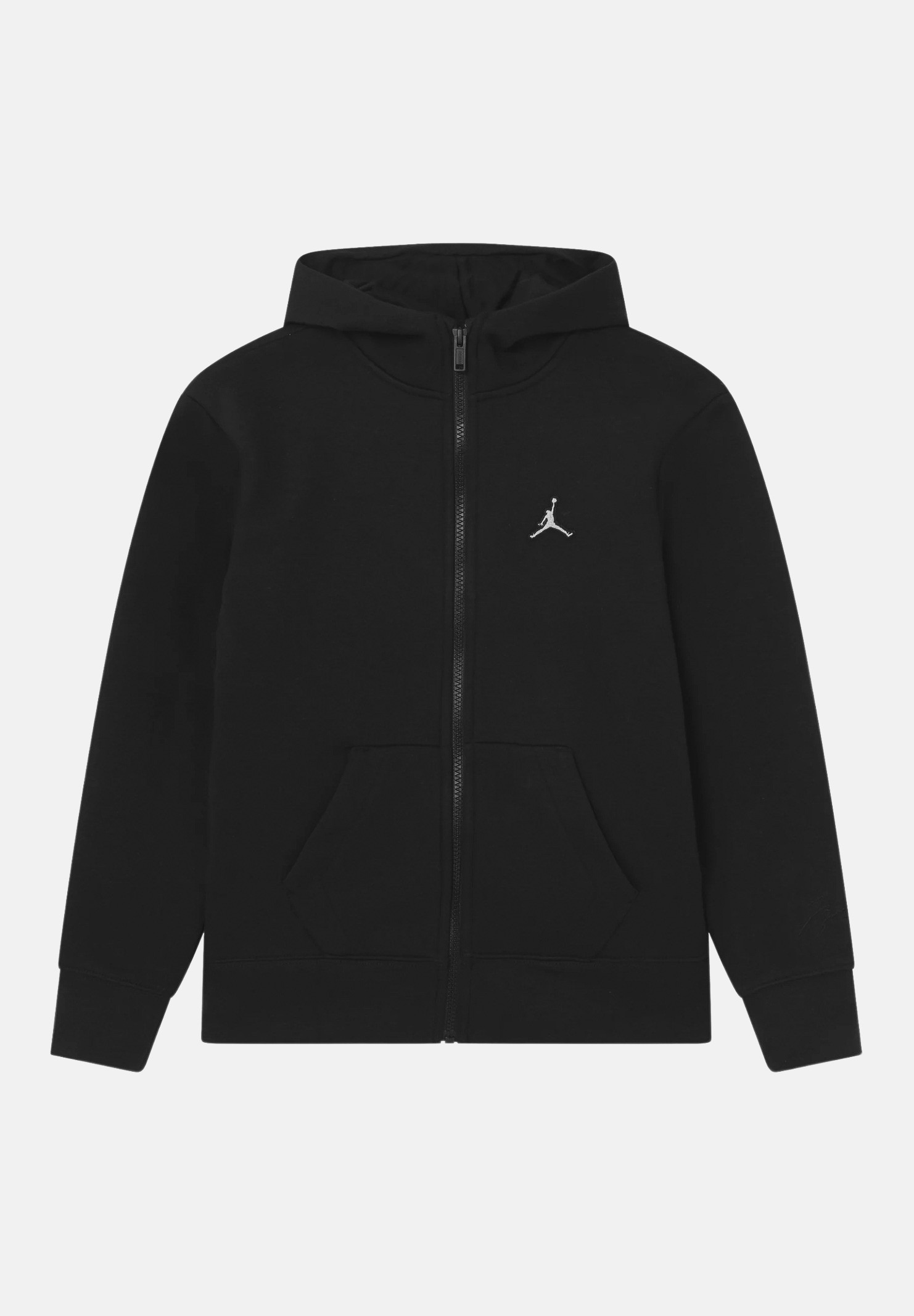 Black sweatshirt for girls and boys with zip and Jumpman logo JORDAN | 95A904023