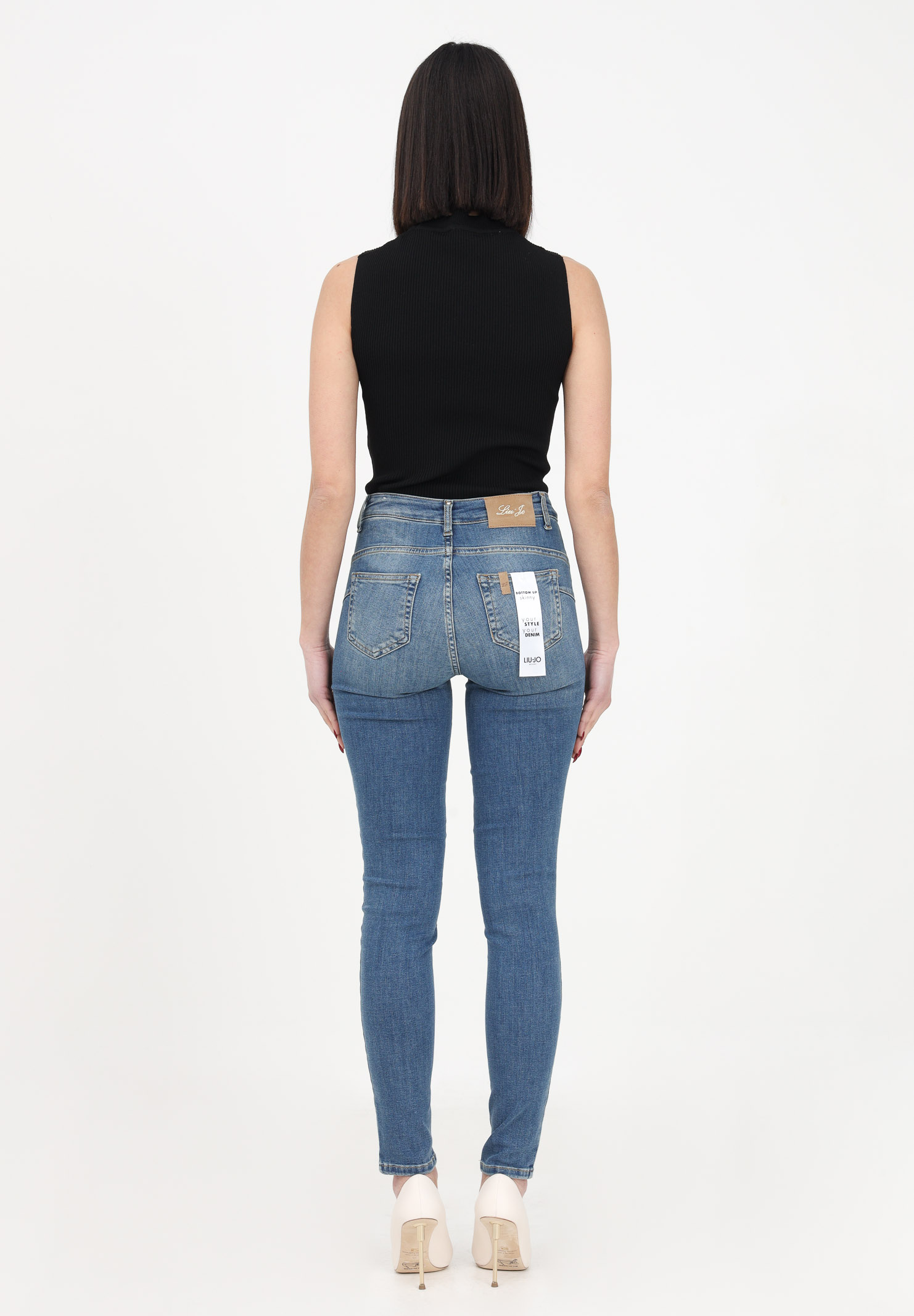 Misionero Bebida Mutuo Women's Denim Bottom Up Skinny Jeans - LIU JO - Pavidas