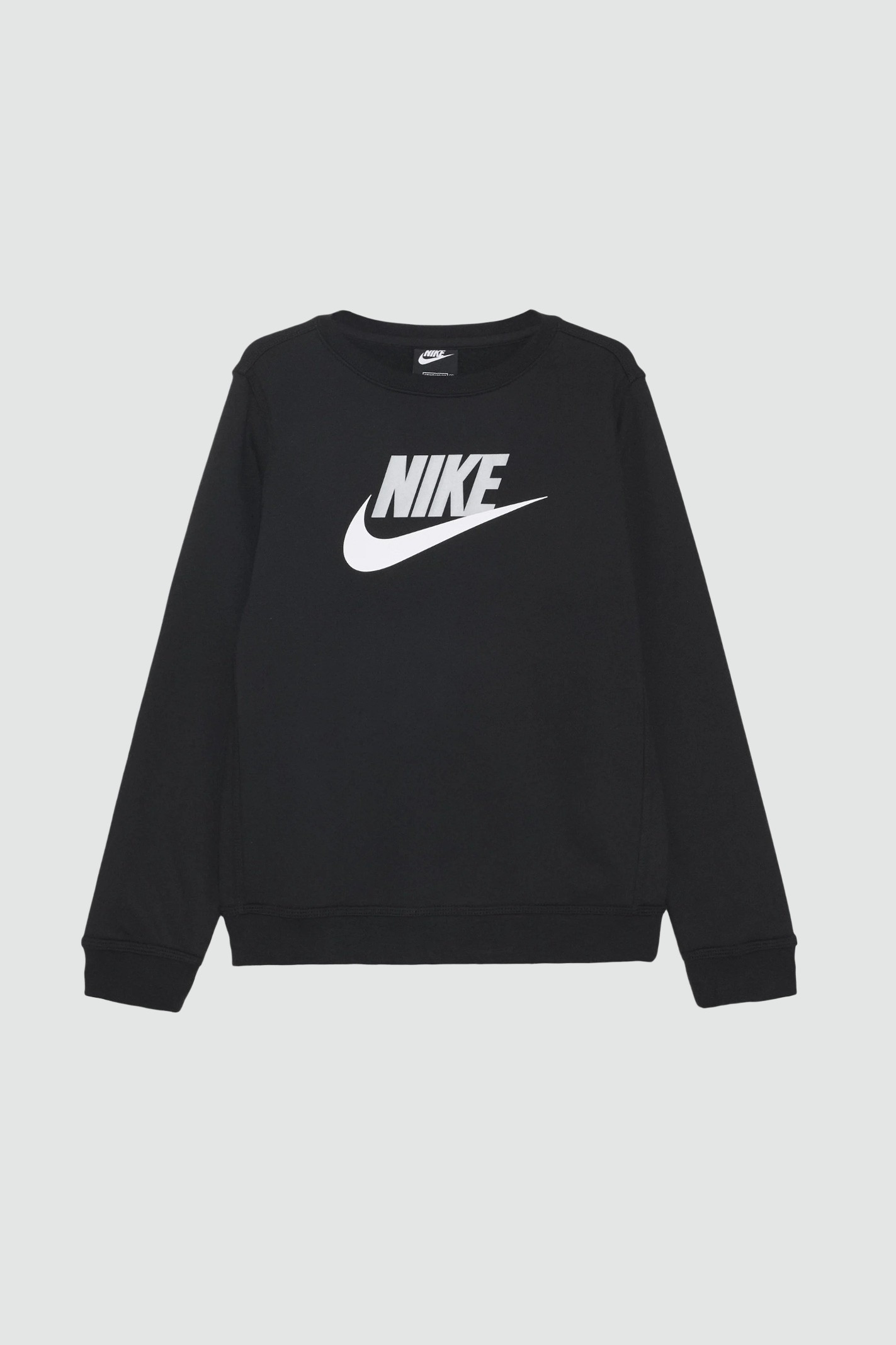 Black baby club crew sweatshirt with contrasting logo NIKE | CV9297011