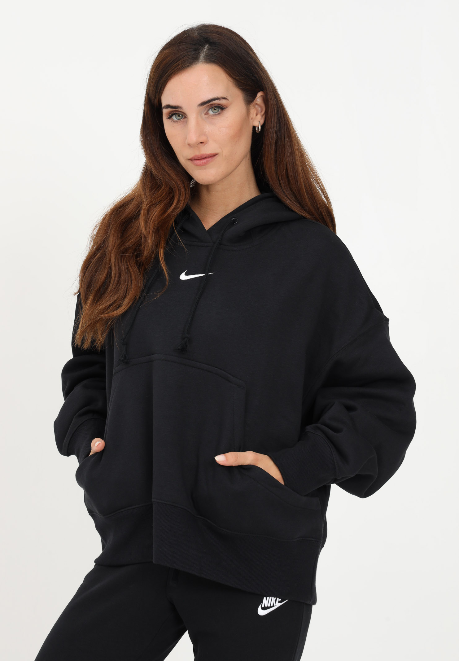 Phoenix Fleece Women's Black Hooded Sportswear Sweatshirt NIKE | DQ5858010