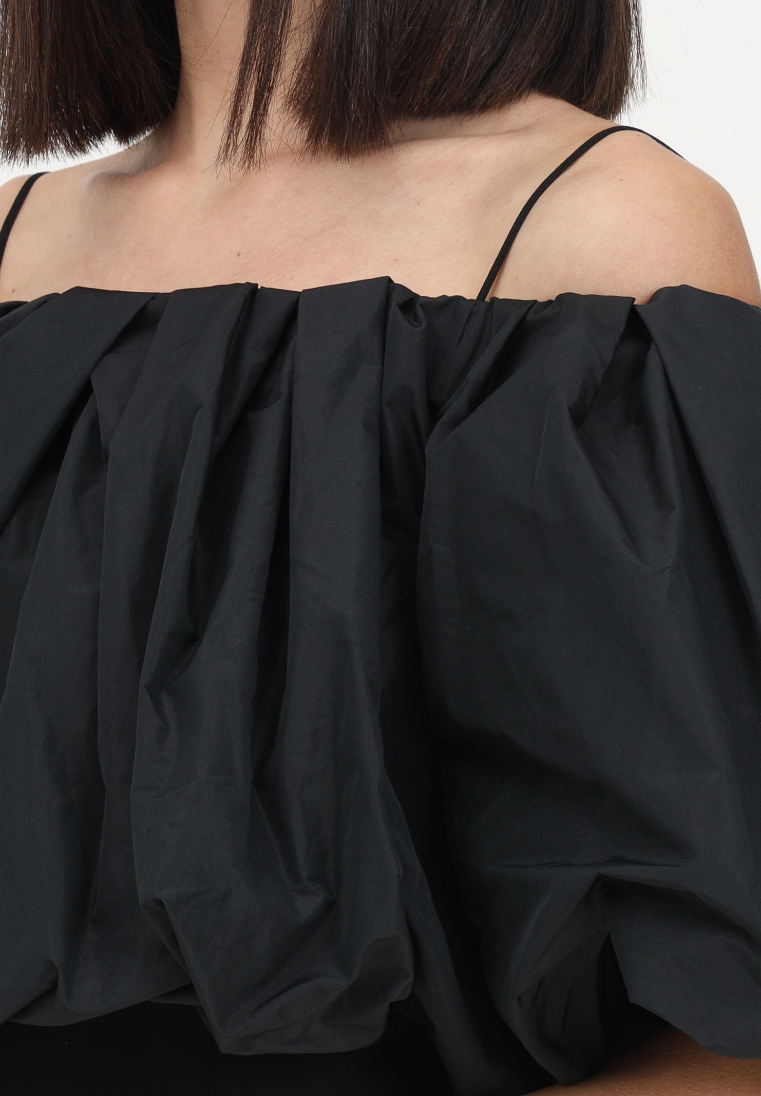 Black short dress for women with balloon top PINKO | 100090-A0GUZ99