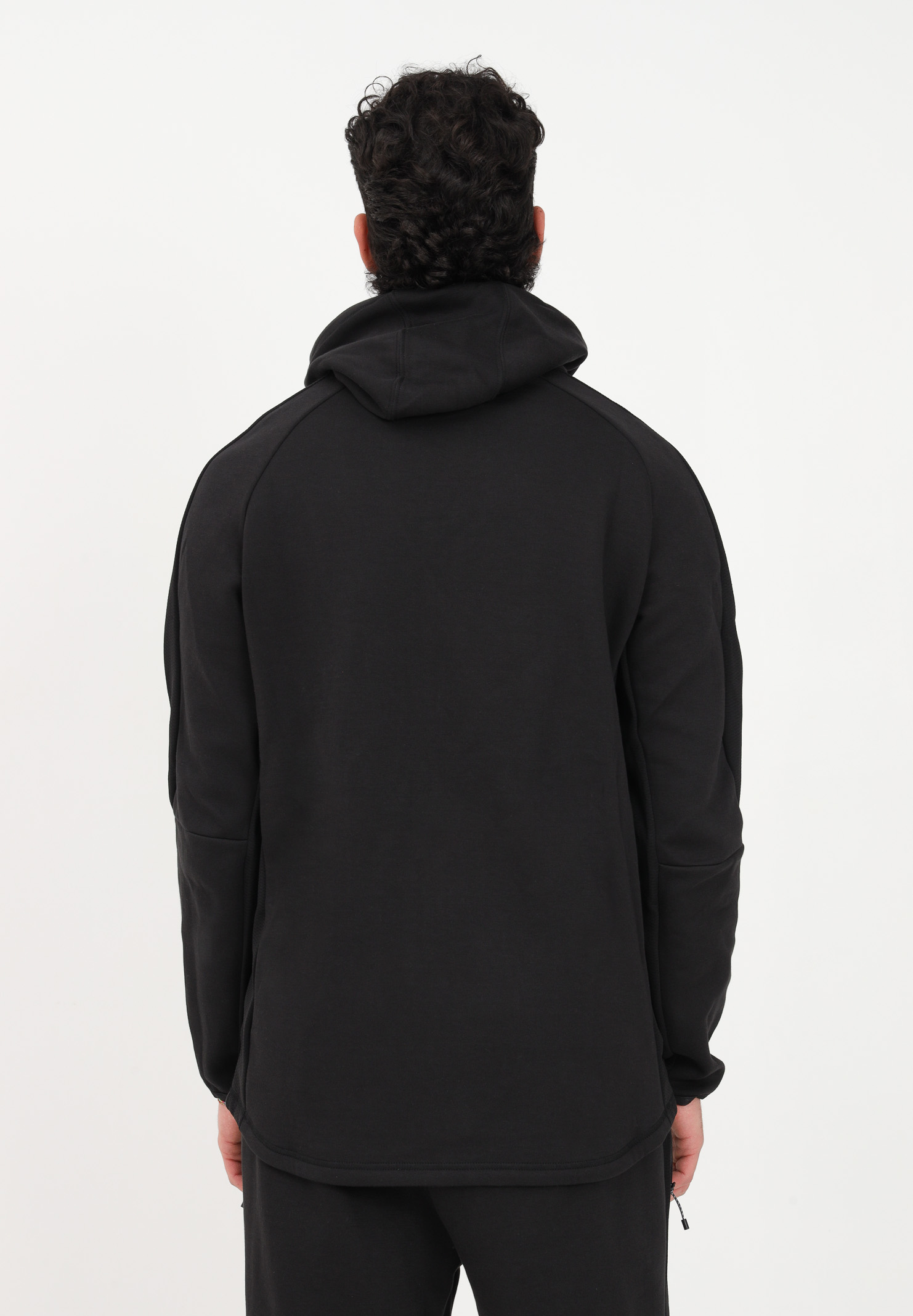 Men's black zip-up sweatshirt from the EVOSTRIPE cut lines PUMA | 67331301