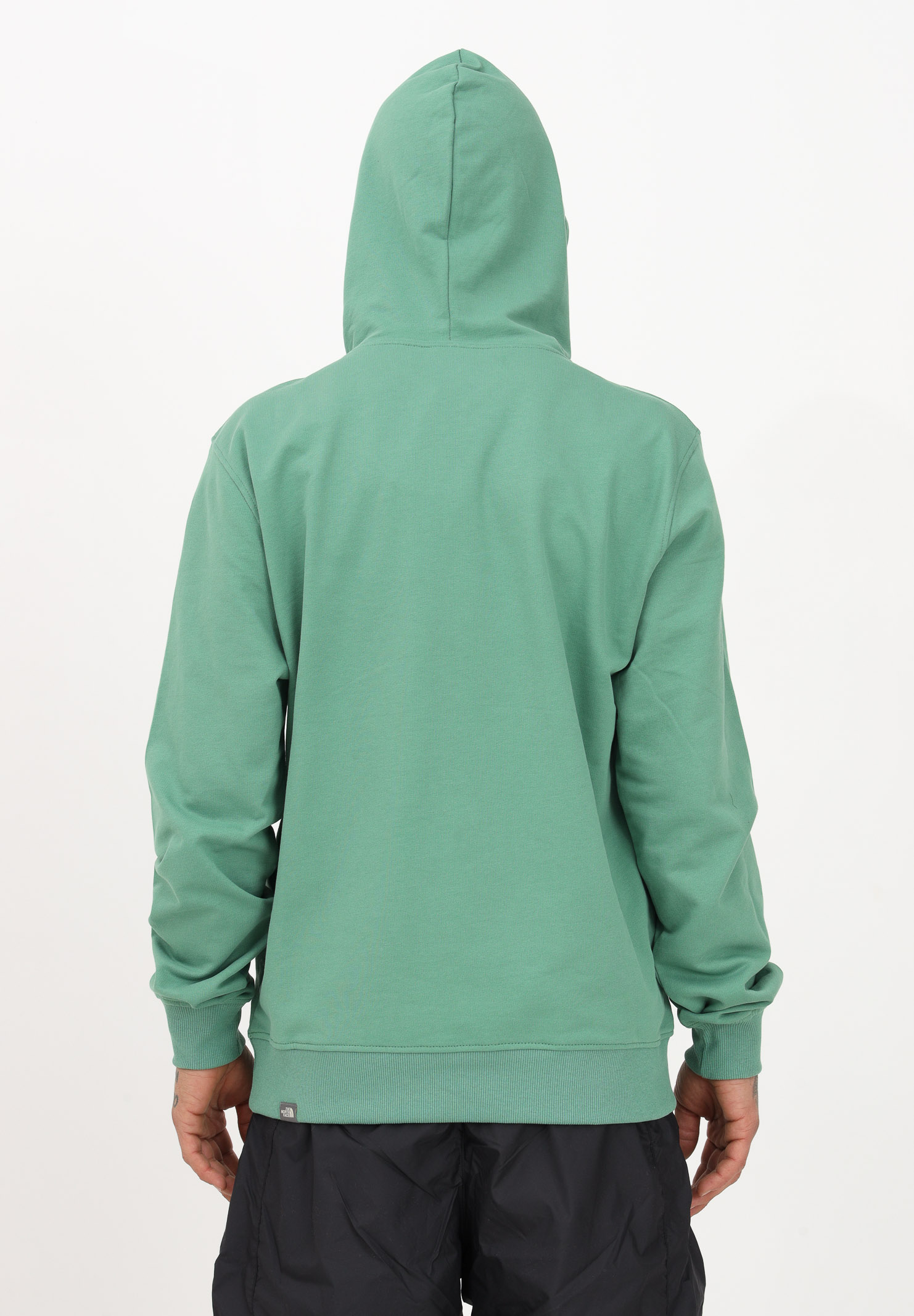 Green sweatshirt for men and women with hood and logo print THE NORTH FACE | NF0A2S57N111N111