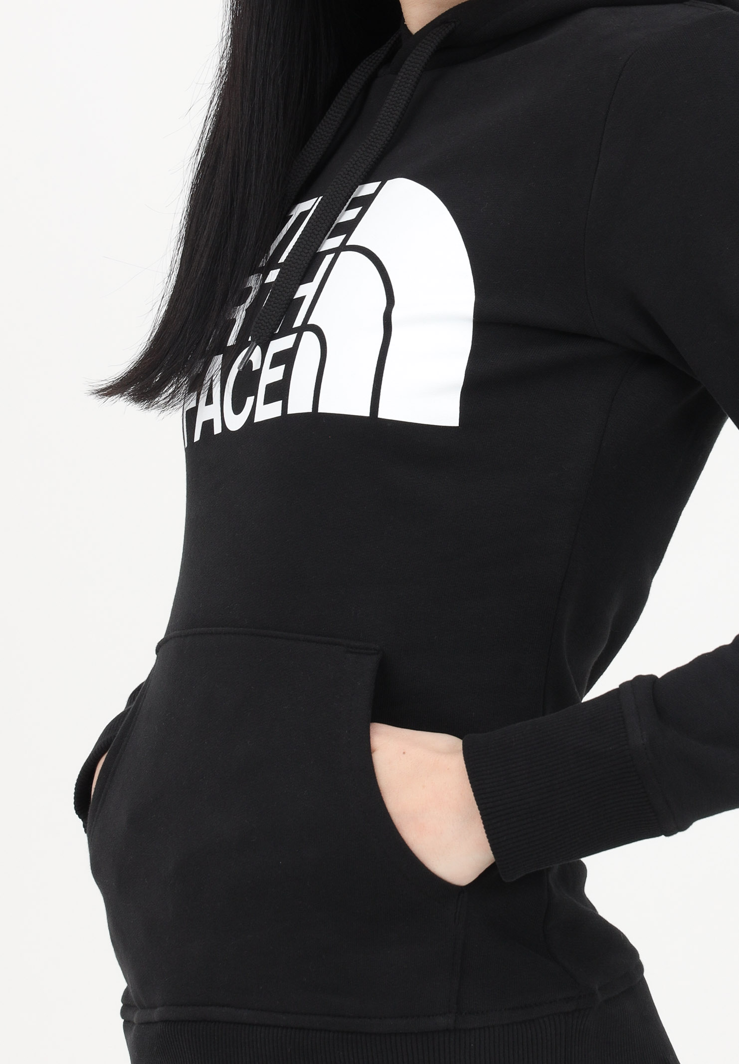 Black sweatshirt for women with maxi logo print THE NORTH FACE | NF0A4M7CJK31JK31