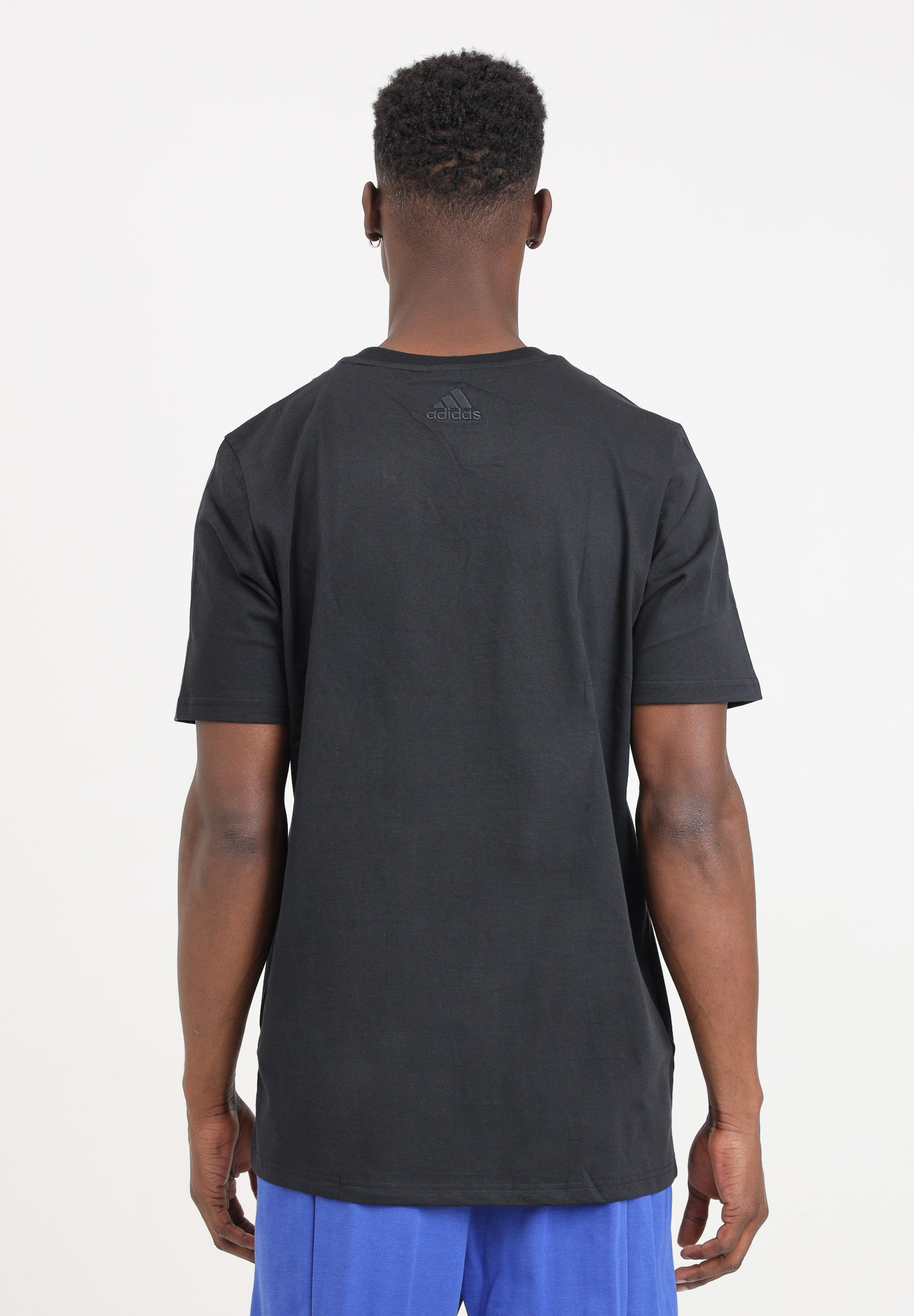 Pavidas Essentials Logo Big men\'s ADIDAS - t-shirt black Single model Jersey PERFORMANCE -