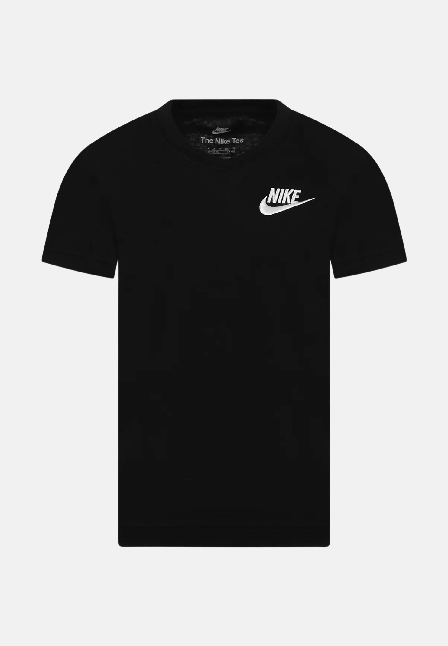 Black sports t-shirt for boys and girls with logo embroidery - NIKE -  Pavidas
