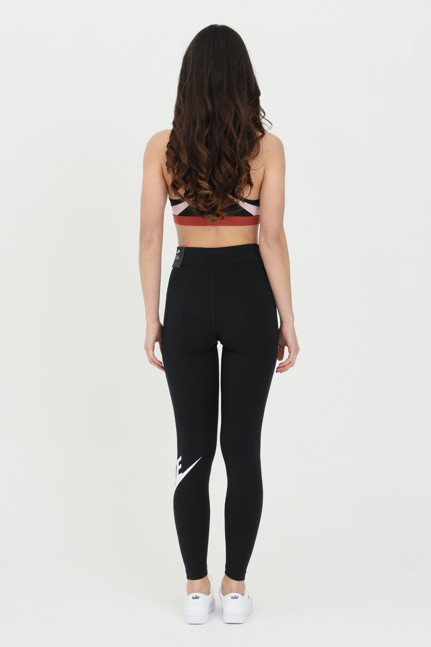 Black women's leggings with logo print - NIKE - Pavidas