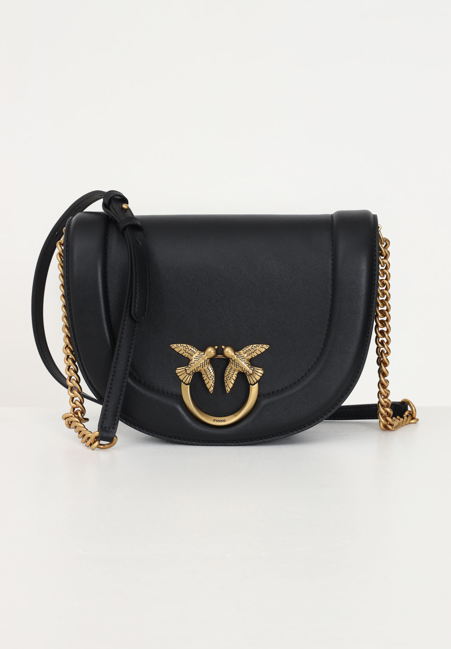 Mini Love Bag Click women's black shoulder bag - PINKO - Pavidas