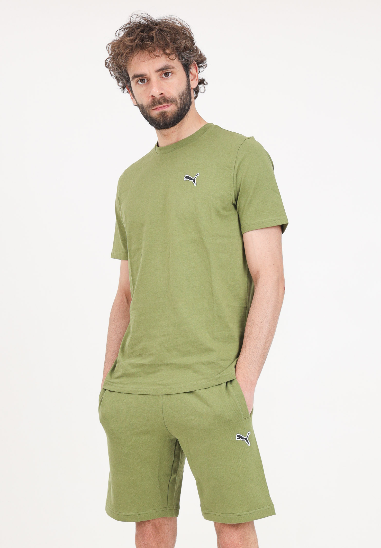 Shorts da uomo verde militare Better essentials