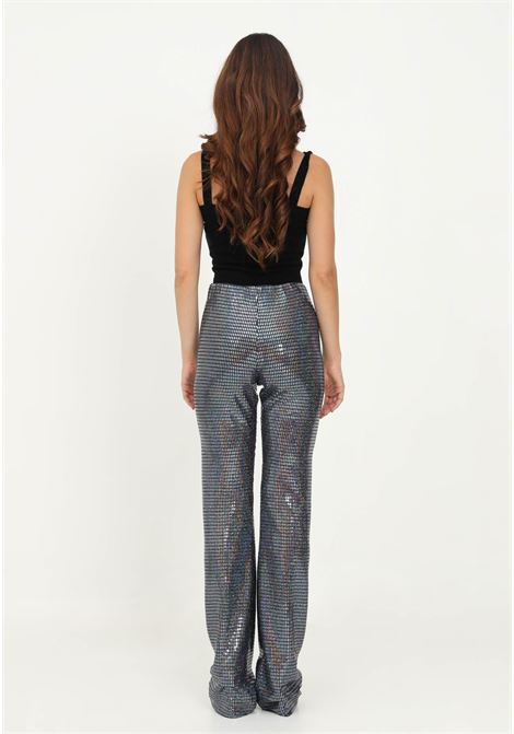 Women's High Waist Glitter Mirror Party Pants CHIARA FERRAGNI | Pants | 73CBA134J0038899