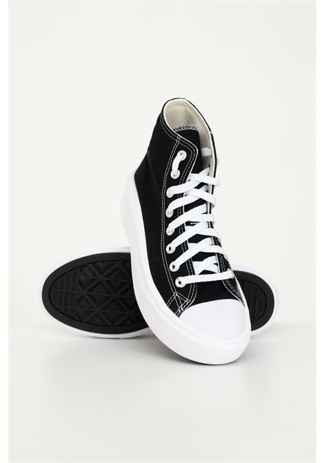 Chuck Taylor All Star Move women's black casual sneakers CONVERSE | Sneakers | 568497C.