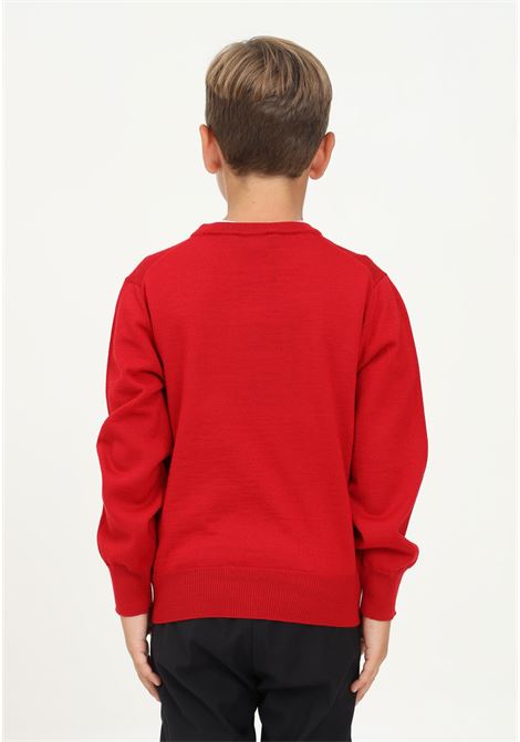 Pullover ICON Rosso in maglia Misto Lana da Bambino Unisex DSQUARED2 | Maglieria | DQ0621-D003FDQ417