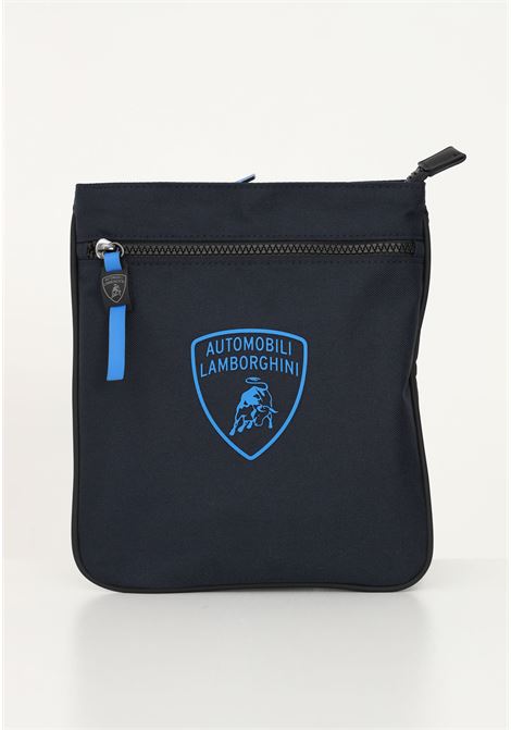 Lamborghini blue casual man shoulder bag with shield logo AUTOMOBILI LAMBORGHINI | Bags | 72XA4BZ2ZS312240