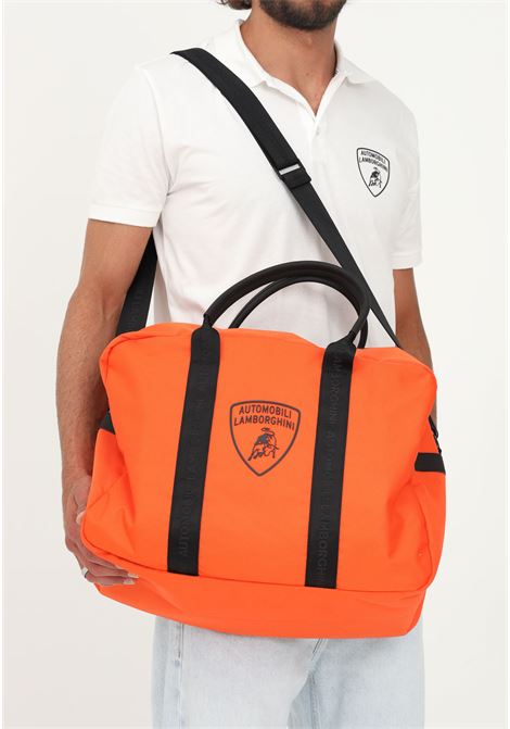 Sport bag Lamborghini arancione uomo sportivo borsone Weekend AUTOMOBILI LAMBORGHINI | 72XA4BZ3ZS312528