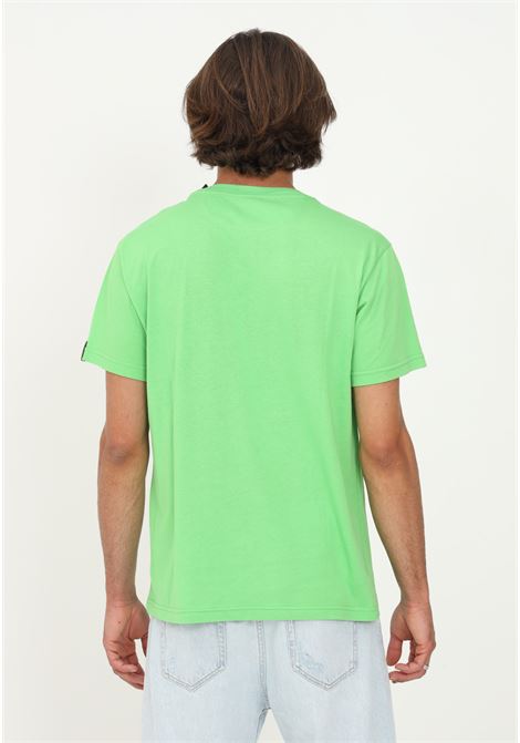 Lamborghini men's green casual short sleeve t-shirt AUTOMOBILI LAMBORGHINI | T-shirt | 72XBH011CJ513123