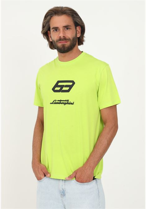 Lamborghini t-shirt green casual man AUTOMOBILI LAMBORGHINI | T-shirt | 72XBH033CJ513166