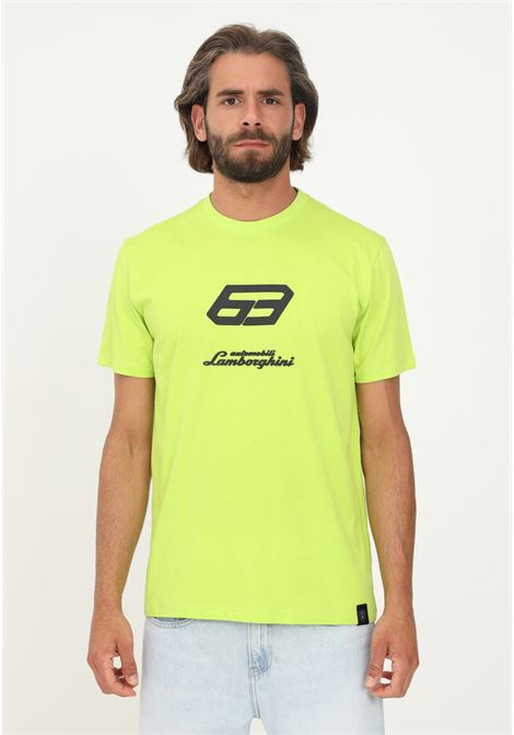 Lamborghini t-shirt green casual man AUTOMOBILI LAMBORGHINI | T-shirt | 72XBH033CJ513166