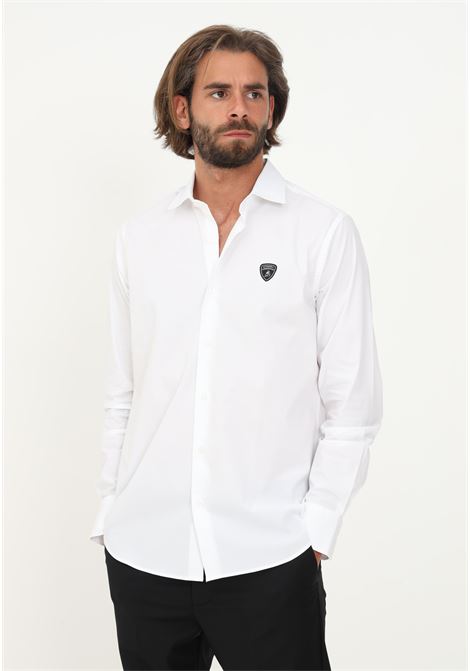 Lamborghini white elegant man shirt AUTOMOBILI LAMBORGHINI | Shirt | 72XBL00120425003