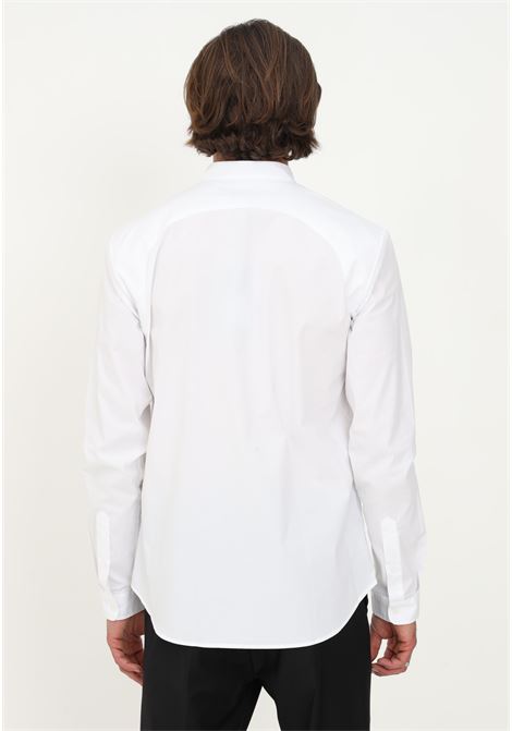 Lamborghini white elegant man shirt with mandarin collar AUTOMOBILI LAMBORGHINI | Shirt | 72XBL00220425003